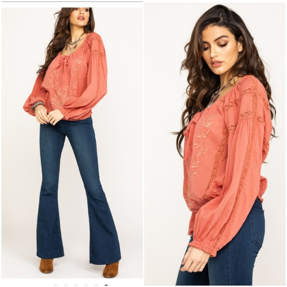 Free People Maria,Maria Athena Embroidered Blouse - Picture 2 of 9